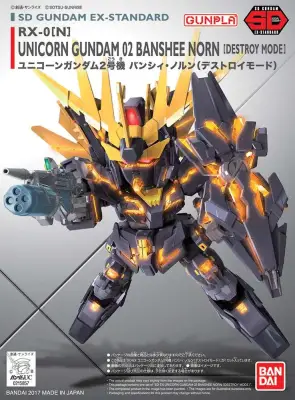 Maquette Gundam sd un bansh norn dstr ex std 015